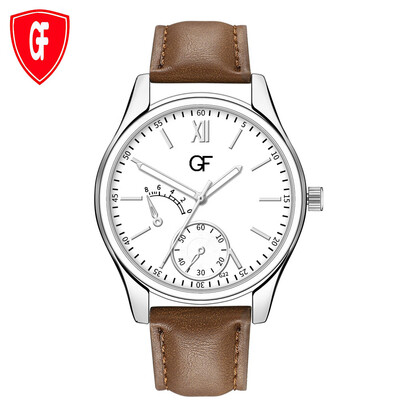 

Gobestart Hot Man Leather Watch Whatever Late Anyway Letter Watches New Pointer glow