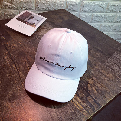 

The Korean version of the new spring hat womens fashion Joker soft top curved eaves Cap trend mens travel visor lovers