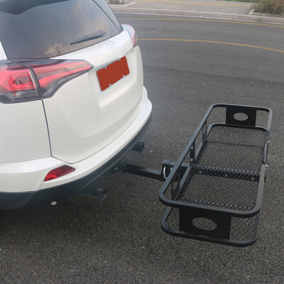 

Ktaxon Hitch Mount Folding Cargo Carrier Luggage Basket Rack in 500 LB Capacity 60inch x 20inch