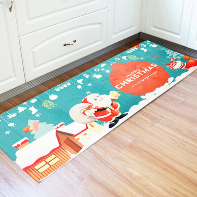 

〖Follure〗Christmas Floor Entrance Door Bathroom Mat Indoor Bathtub Carpet Doormats Decor