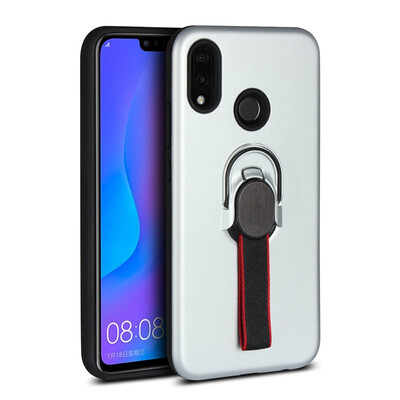 

Magnetic Car Mount Case Huawei Nova 3E P20lite Phone Ring Holder Cover P20 Lite nova3e ANE-LX1 ANE-AL00 ANE-L21 Hybrid Bumper Case
