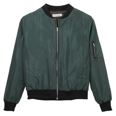 

Womens Ladies Jacket Flight Coat Zip Up Biker Casual Loose Tops Clothes Outwear