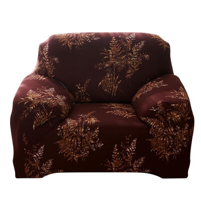 

European Maple Leaf Printed Tight Wrap Slipcovers Elastic Sofa Couch Cover