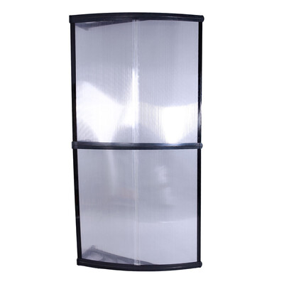 

Awning Cover 200 x 100 Household Application Door & Window Rain Cover Eaves Black Holder Patio Awnings