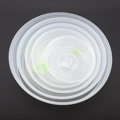

Greensen 5Pcs Plastic Portable Sealing Cover Food Storage Lid Microwave Oven Refrigerator Dish Lids
