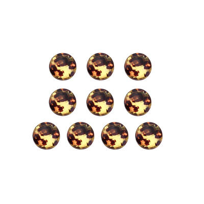 

10pcs 3D Leopard Print Nail Art Rhinestones Rivets ​DIY Manicure Studs Char