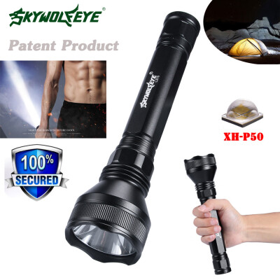 

Saidsome Pro Aluminum XH-P50 3Modes Flashlight Portable LED Flashlight Outdoor Hiking flashlight lamp