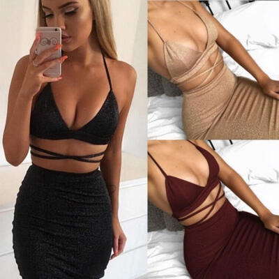 

Women Summer Sleeveless Bodycon Casual Evening Party Cocktail Short Mini Dress