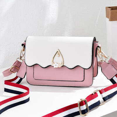 

Shangxin Female Trendy Korean Fashion Broadband Single Shoulder Bag Baitao Slant Bag Girl Square Bag