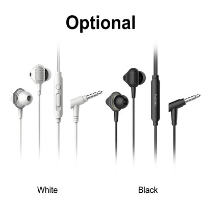 

Tuddrom H3 35mm Wired Headphones Dual Dynamic Headset In-Ear Music Earphone with Mic for iPhone Xiaomi Android Smart Phone