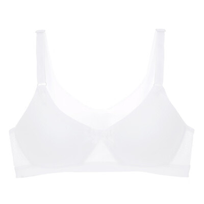 

1pc Teen Girls Underwear Soft Padded Cotton Soild Triangle Plaid Comfort Mesh Bra for Young Girls Small Training Bra