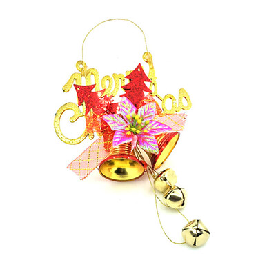 

Gobestart Christmas Tree Decoration Jingle Bells Ornament Holiday Gift Party Xmas Pendant