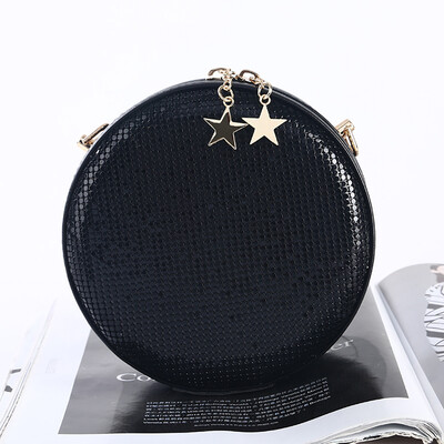 

Tailored Womens Evening Handbag Sequins Aluminum Bag Party Clutch Shoulder Cross Bag