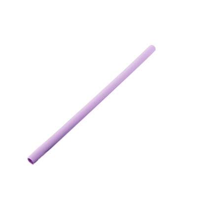 

Portable Juice Beverage Reusable Travel Straight Silicone Drinking Straw Pipe
