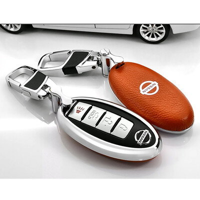 

Car Accessories Car Key Case Keychain For Nissan TEANA X-TRAIL TIIDA Sylphy QASHQAI Car Key Cover Shell