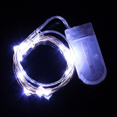 

Gobestart 6 Pack Battery Micro Rice Wire Copper Fairy String Lights Party 2M With 20LED