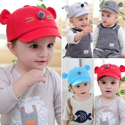 

Cute Cat Ear Baby Hat With Ears Baseball Cap Summer Boy Girl Sun Hat Snapback