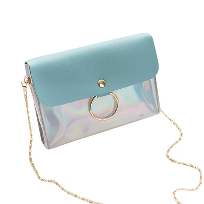 

Laser Crossbody Bag For Women Chain Mini Shoulder Bag Small Square Messenger Bag Ladies Handbags Casual Purses YJ