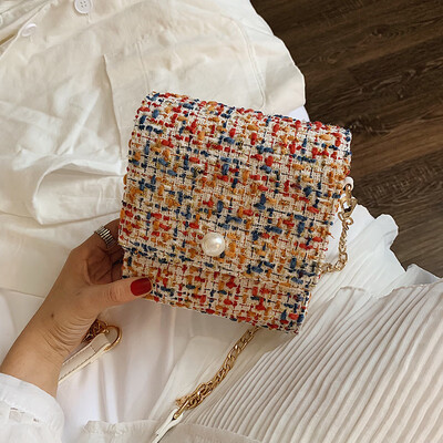 

Qiao Bani 2019 new Korean ulzzang fashion wild chain flip bag trend single shoulder diagonal handbag