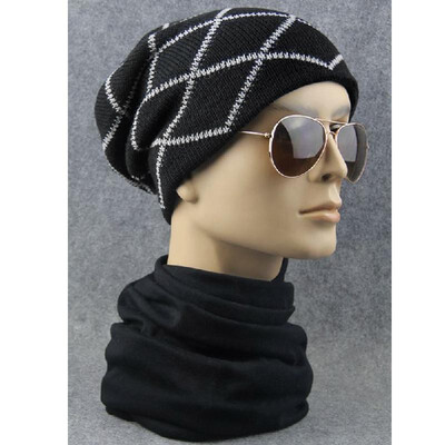 

Women Men Beanie Knitted Hat Autumn Winter Unisex Warm Cap Slouch Skullies Bonnet Casual Headwear