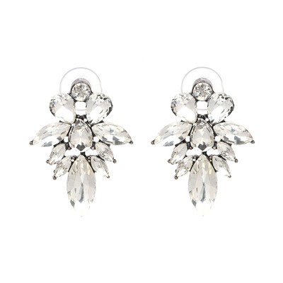

Hot 2019 Luxury Retro Crystal Stud Earrings with opal Stone Women Christmas Birthday Gift Simple Sweety Jewelry J50060
