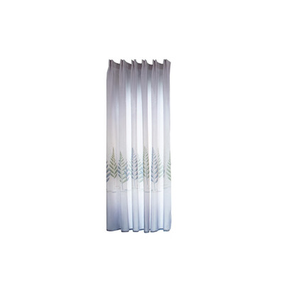 

Toponeto Leaves Curtain Tulle Window Treatment Voile Drape Valance 1 Panel Fabric