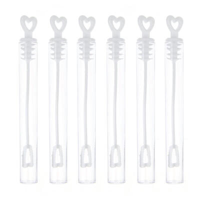 

6pcs Empty Bubble Soap Bottles Kids Outdoor Bubbles Maker Toy Party Decor