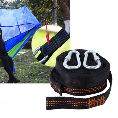 

Greensen Hammock Accessories Hanging Tree Strap Rope Belt with Metal Buckle& Storage Bag