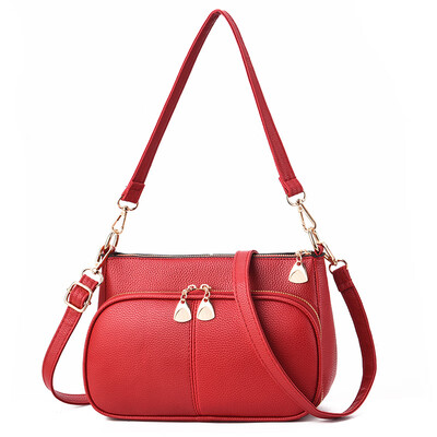 

Small bag 2019 summer new wave female bag Korean version of the fresh PU leather fashion shoulder slung small bag