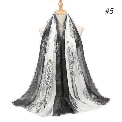 

2018 new retro celebrity style cotton&linen thickening super beautiful cashew flower Tibet Yunnan Lijiang style scarf shawl