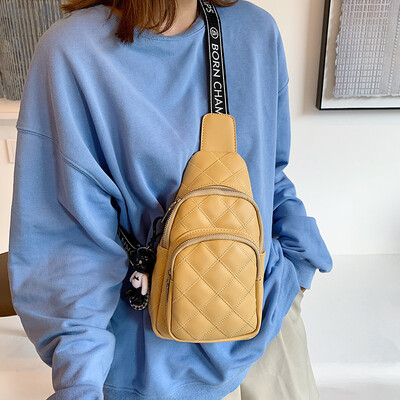 

Net red pouch handbags new 2019 fashion trend chest bag small fresh wild insyang air shoulder Messenger bag