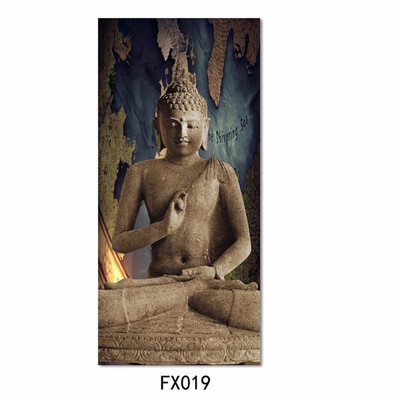 

Brown Religion Buddha Painting on canvas art home deco wall art picture living room No Frame 50x100cm20x40"