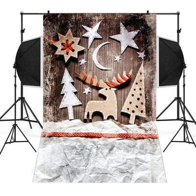 

Toponeto Christmas Backdrops Snowman Vinyl 3x5FT Lantern Background Photography Studio