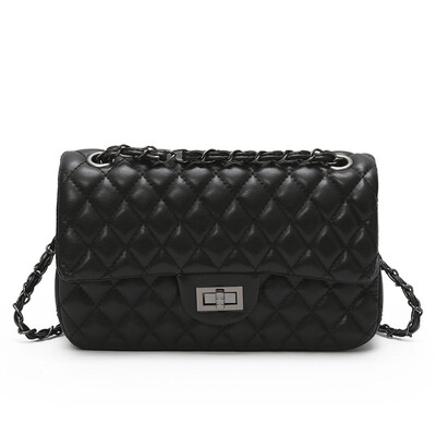 

Chao Korean version of the wild Messenger bag chain shoulder simple fashion small square bag