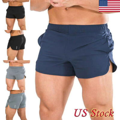 

USA Men Casual Shorts GYM Training Running Jogging Sports Workout Pant Trousers
