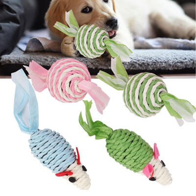 

Greensen 4 pcs set Colorful Pet Cat Kitten Plush Play Toy Balls Mouse Toy