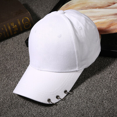 

Hat woman summer Korean version of fashion metal baseball cap sun cap leisure trendy duck tongue cap students bend eaves cap tide