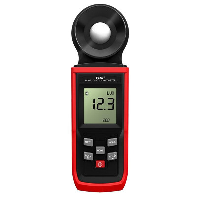 

TASI Mini LCD Luminometer Digital Photometer Handheld Luxmeter Light Meter Illuminometer Small Illuminance Meter 0-200000 Lux with