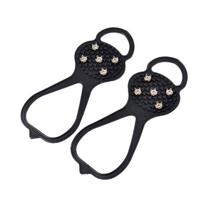 

2019 New 1 Pair 5 Studs Anti-Skid Snow Ice Climbing Shoe Spikes Grips Crampons Cleats Overshoes