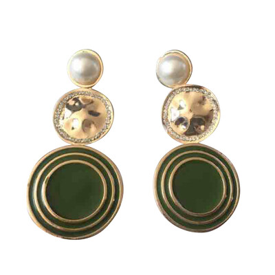 

Drop Earrings Rhinestone Pearl Pendant Dangle Earrings women