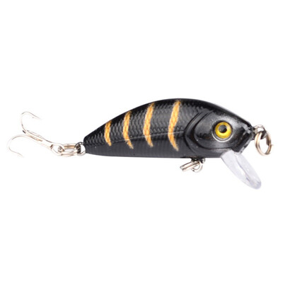 

1PCSlot 5cm 36g Fishing Crank Lure Minnow Hard Bait with 2 Fishing Hooks Fishing Tackle Lure 3D Eyes high quantity shock