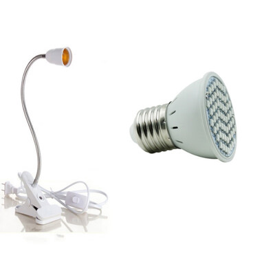 

Full Spectrum LED Grow Light E27 Plant Lamp With Clip For Greenhouse Hydroponic Vegetable Flower