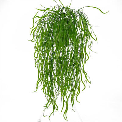 

Artificial Fake Plastic Wall Hanging Green Plant Room Leaves Home Office Decor