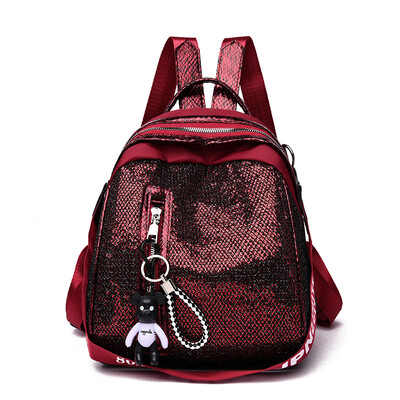 

Oxford Fashion Ladies Shoulder Pack Chao Brand Women Canvas Small Backpack Korean Edition Student Pack Travel