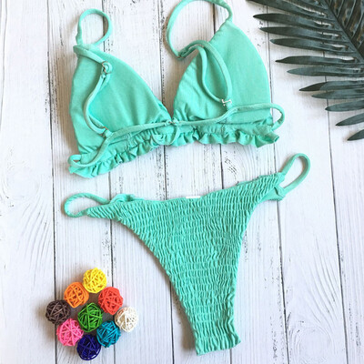 

Roseonmyhand Women sexy Floral Bikini Set Push-Up Padded Swimwear Swimsuit Bathing Beachwear