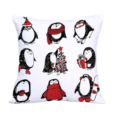 

Christmas Throw Pillow Case Home Living Room Sofa Merry Christmas Decorative Cushions Covers Pillowcase