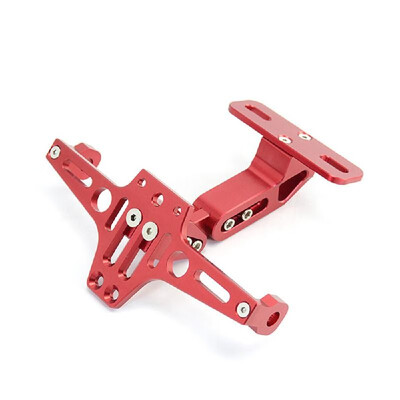 

Universal CNC Motorcycle Adjustable Angle Aluminum License Number Plate Frame Holder Bracket
