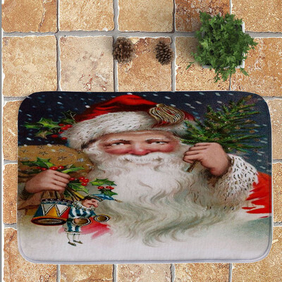 

〖Follure〗Merry Christmas Welcome Doormats Indoor Home Carpets Decor 40x60CM