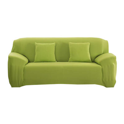 

Fashion Slipcover Stretchable Pure Color Sofa Cushion Cover Green