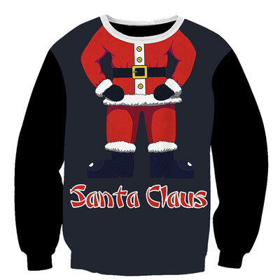 

Starmoon Womens Christmas Printed Sweatshirt Round Neck Long Sleeve Pullover Tops Blouse